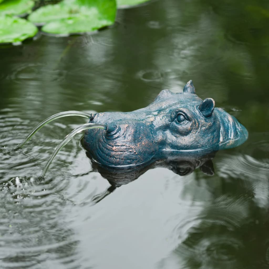 Billede af Ubbink vandsprøjtende havedamsfigur flodhest