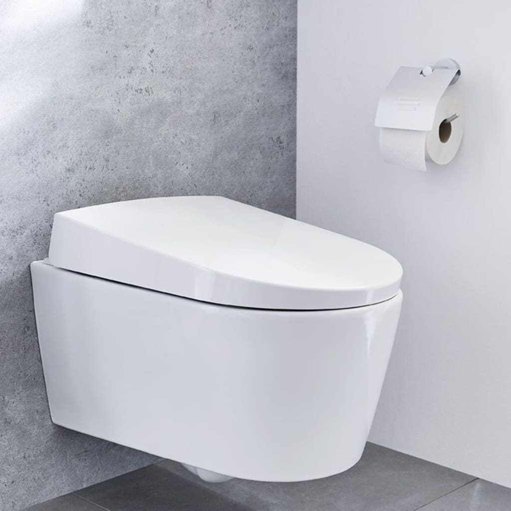 Billede af Kleine Wolke toiletrulleholder med låg Apollo aluminium