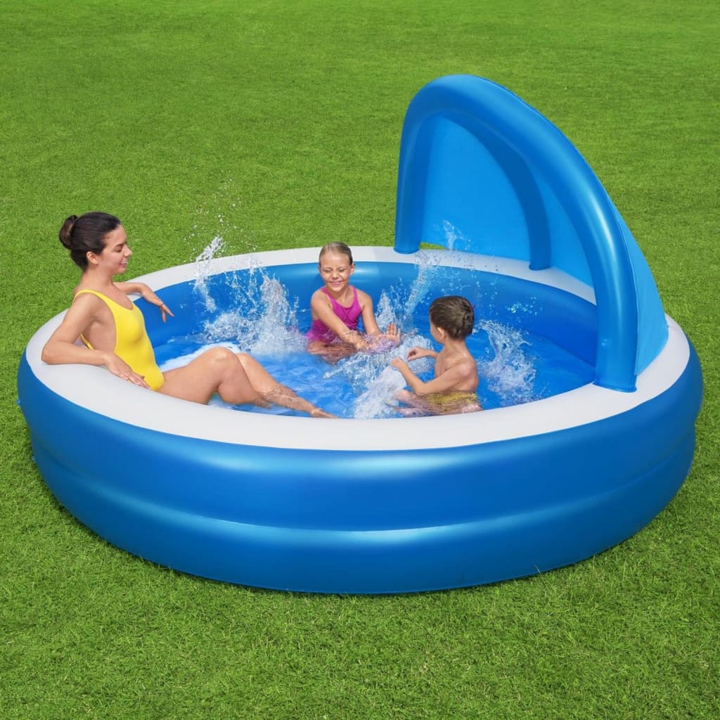 Se Bestway swimmingpool med markise Summer Days 241x140 cm hos BoligGigant