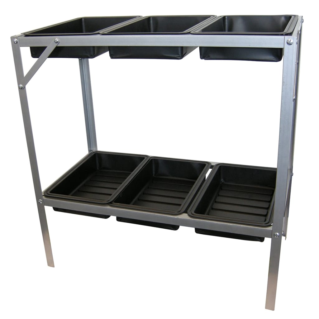 Billede af Nature pottebord 77x40x77 cm galvaniseret stål