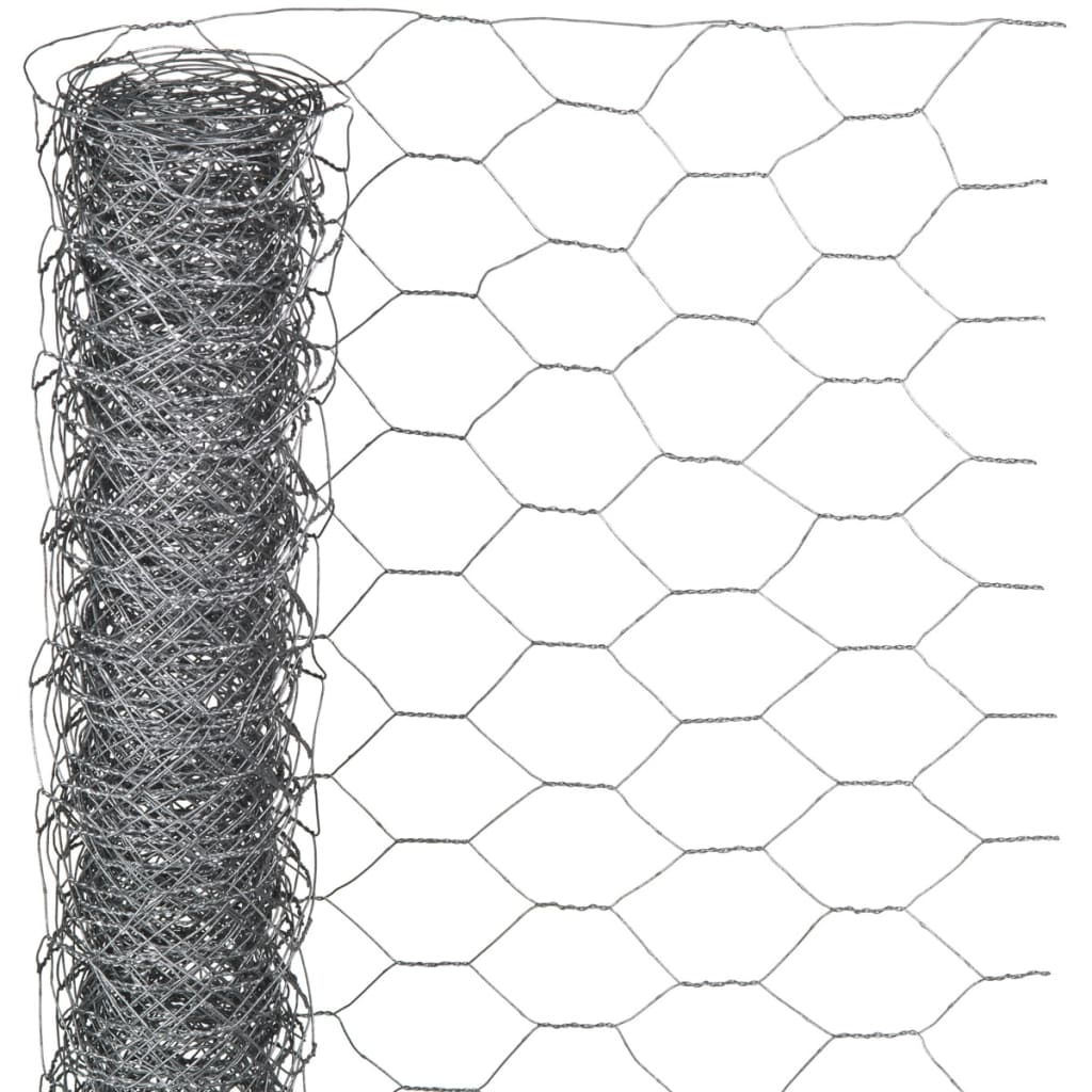 Billede af Nature sekskantet trådnet 0,5 x 10 m 25 mm galvaniseret stål