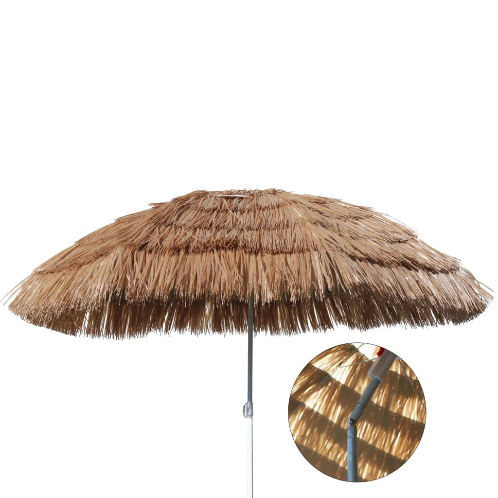 Se HI strandparasol Hawaï 160 cm beige hos BoligGigant