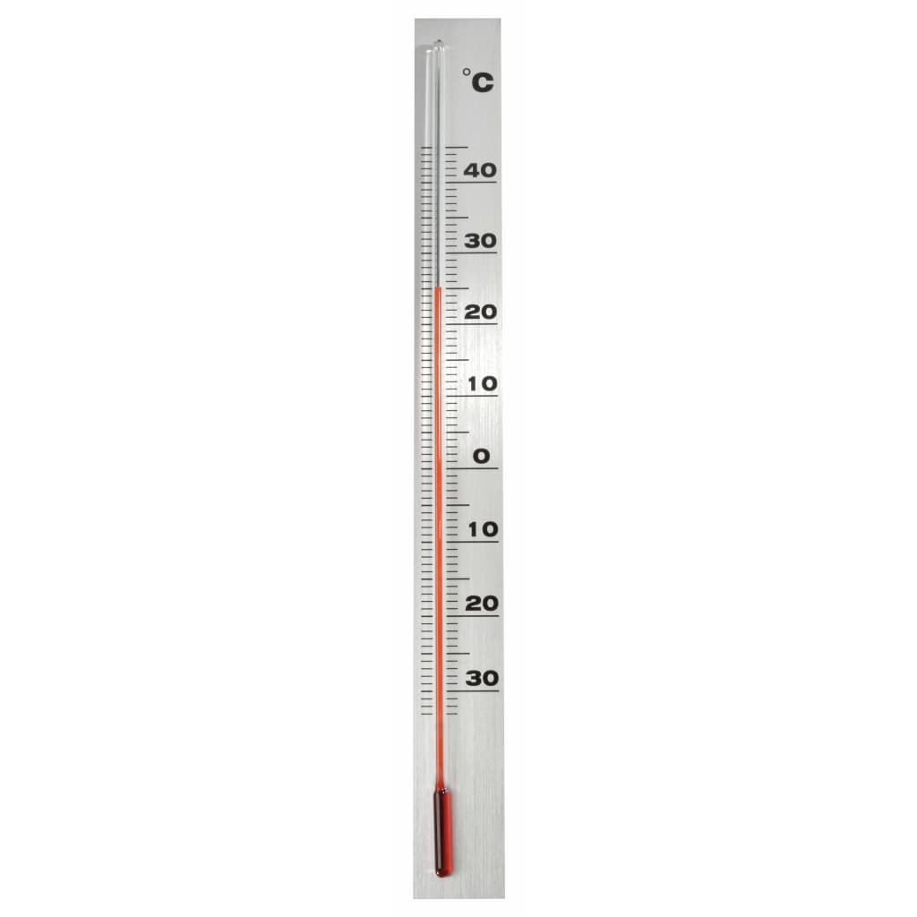 Billede af Nature udendørs vægtermometer aluminium 3,8 x 0,6 x 37 cm