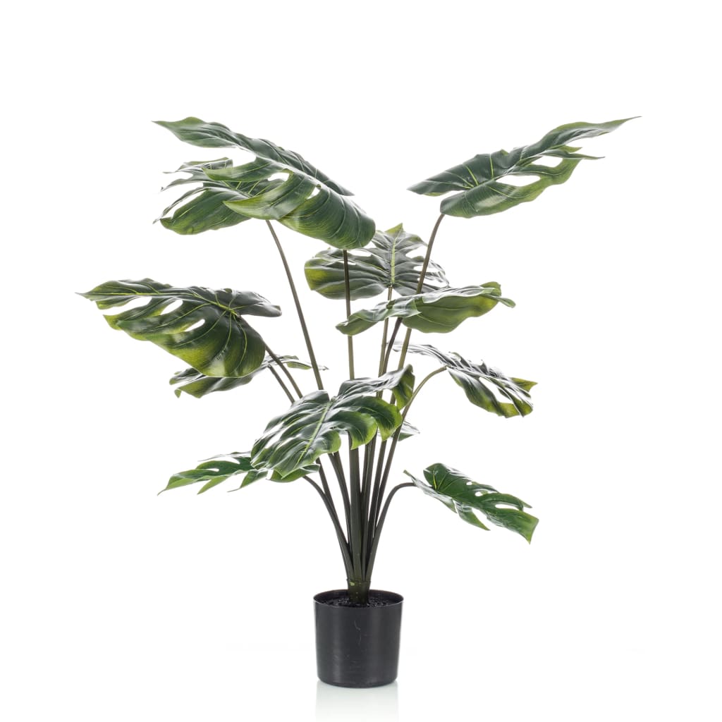 Billede af Emerald kunstig monstera-plante i krukke 98 cm