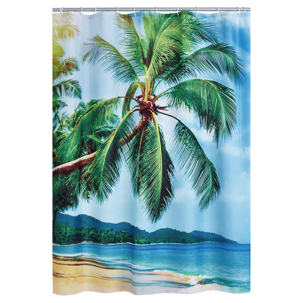 Billede af RIDDER badeforhæng Palm Beach 180x200 cm