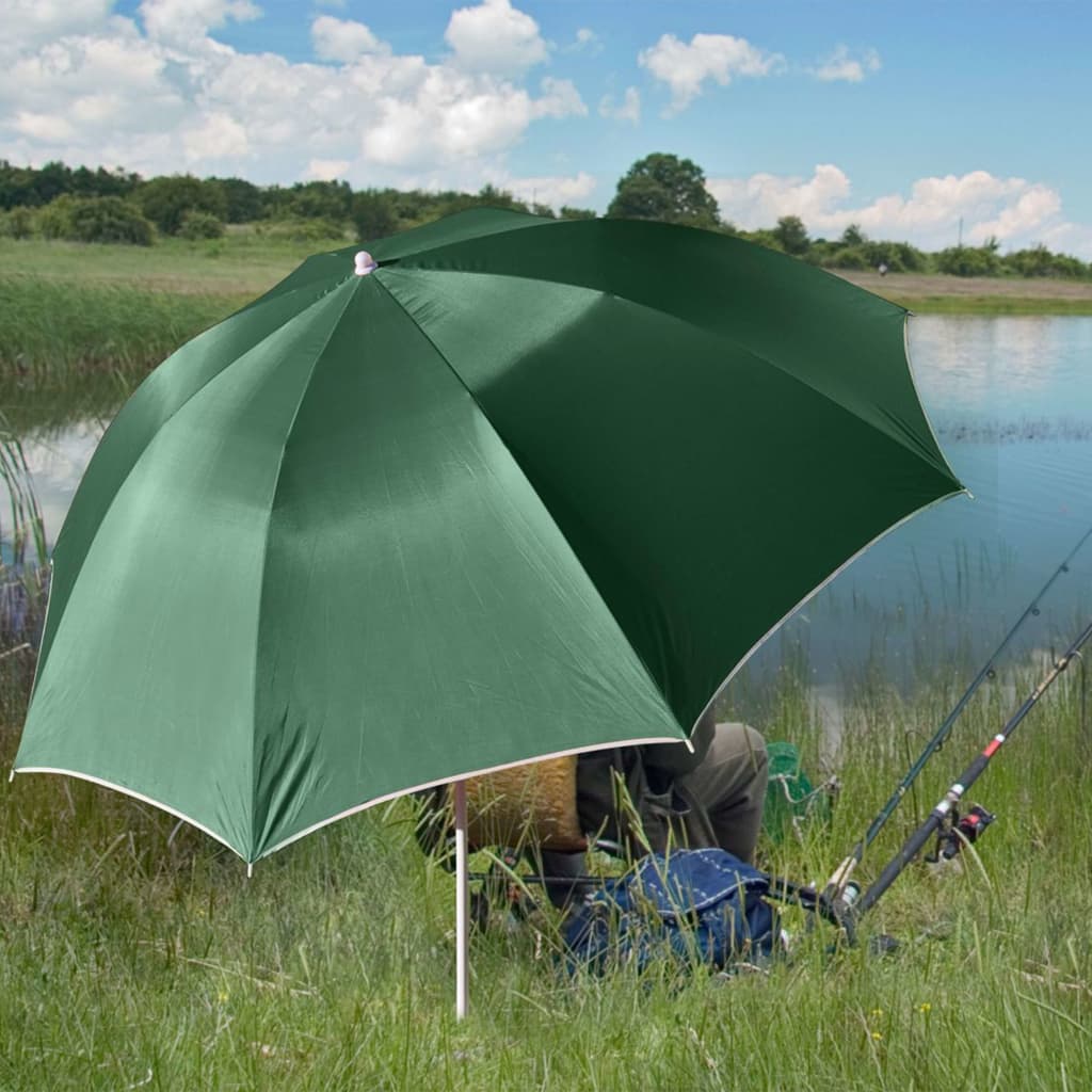 Billede af fiskeparasol UV30 200 cm grøn