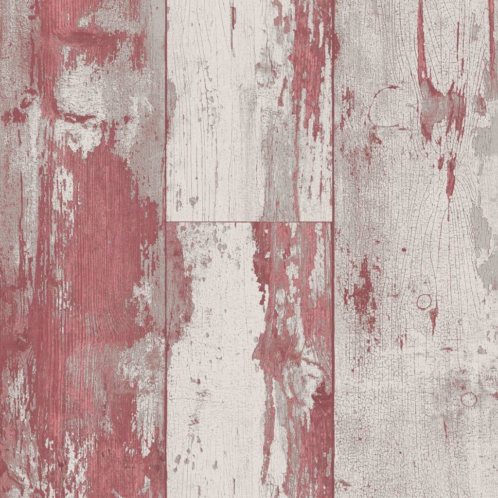 Billede af DUTCH WALLCOVERINGS tapet træ rød og beige