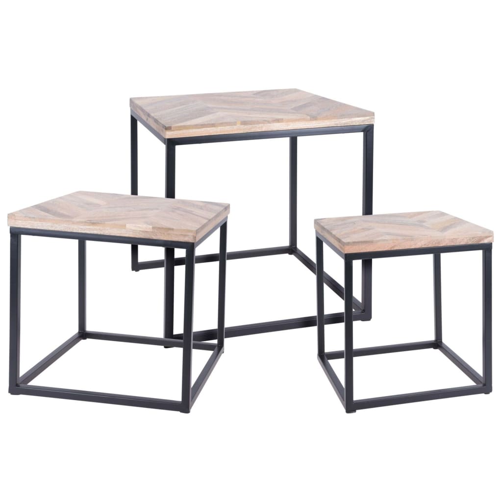 Billede af H&S Collection sideborde 3 dele teak