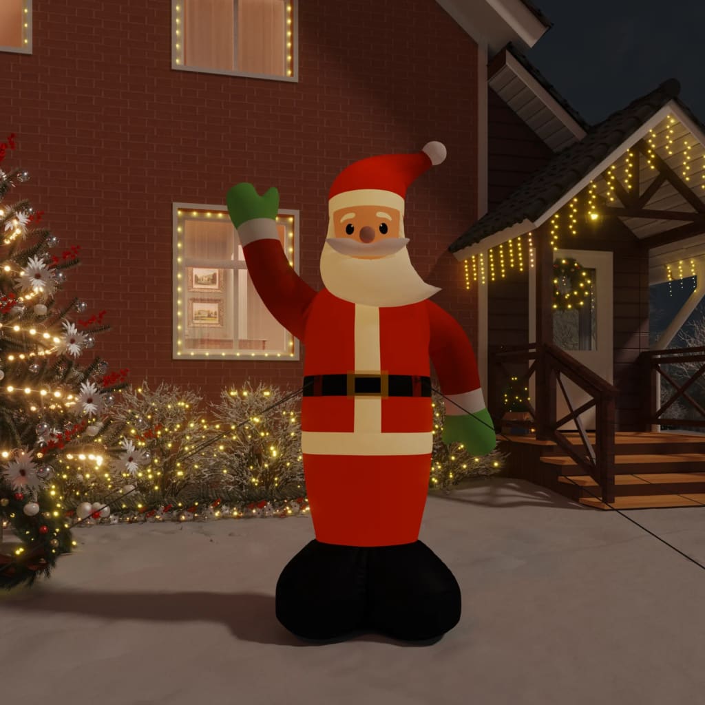 Billede af oppustelig julemand med LED'er 120 cm