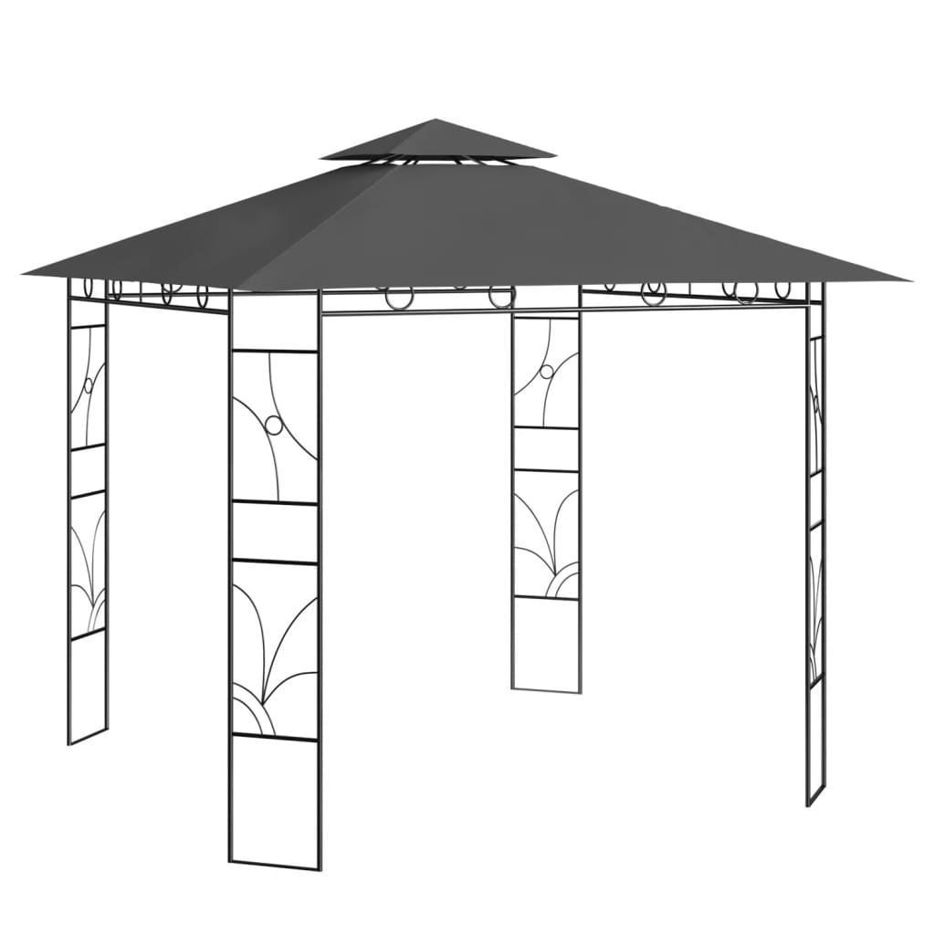 pavillon 3x3x2,7 m 160 g/m² cremefarvet