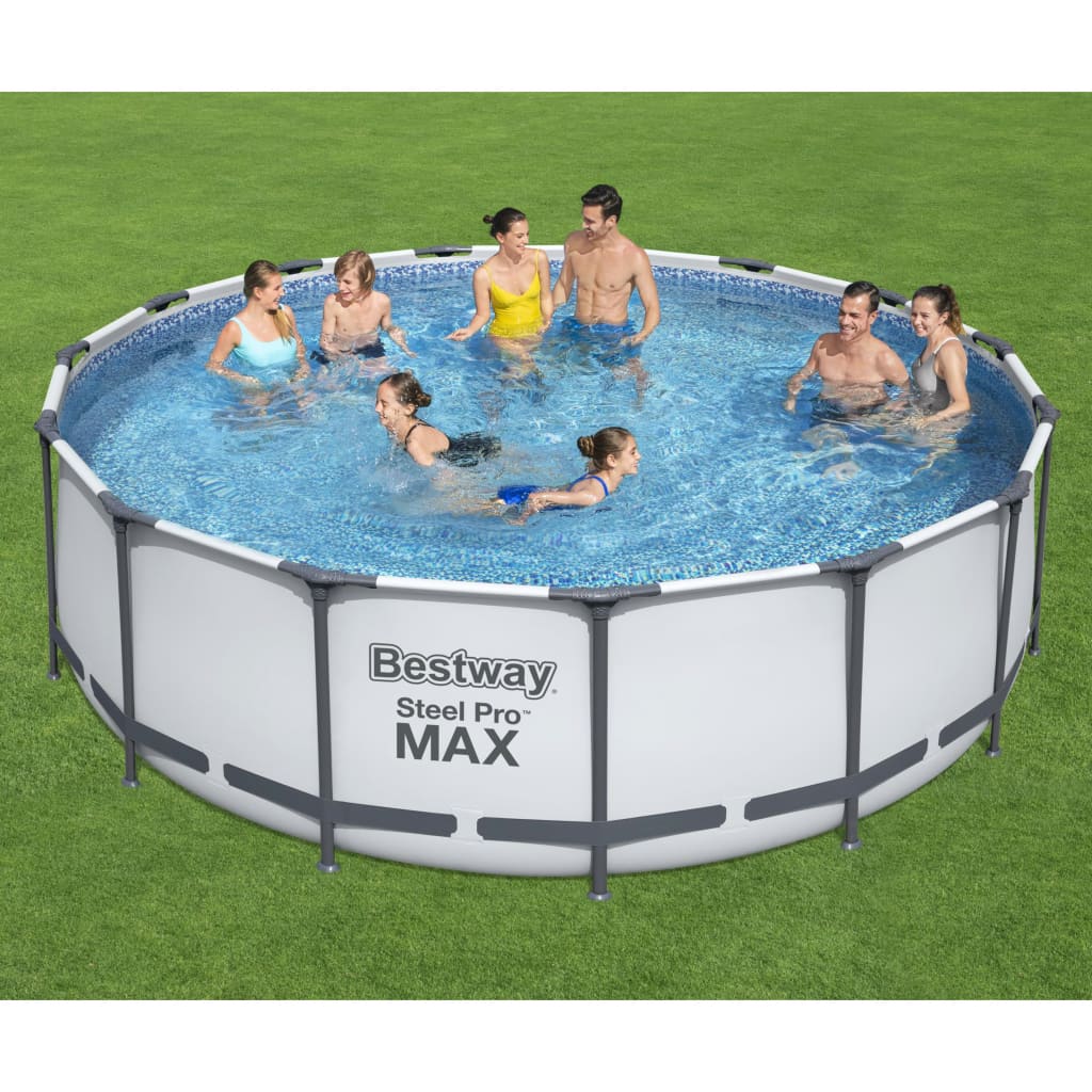 Billede af Bestway Steel Pro MAX swimmingpoolsæt 457x122 cm rund