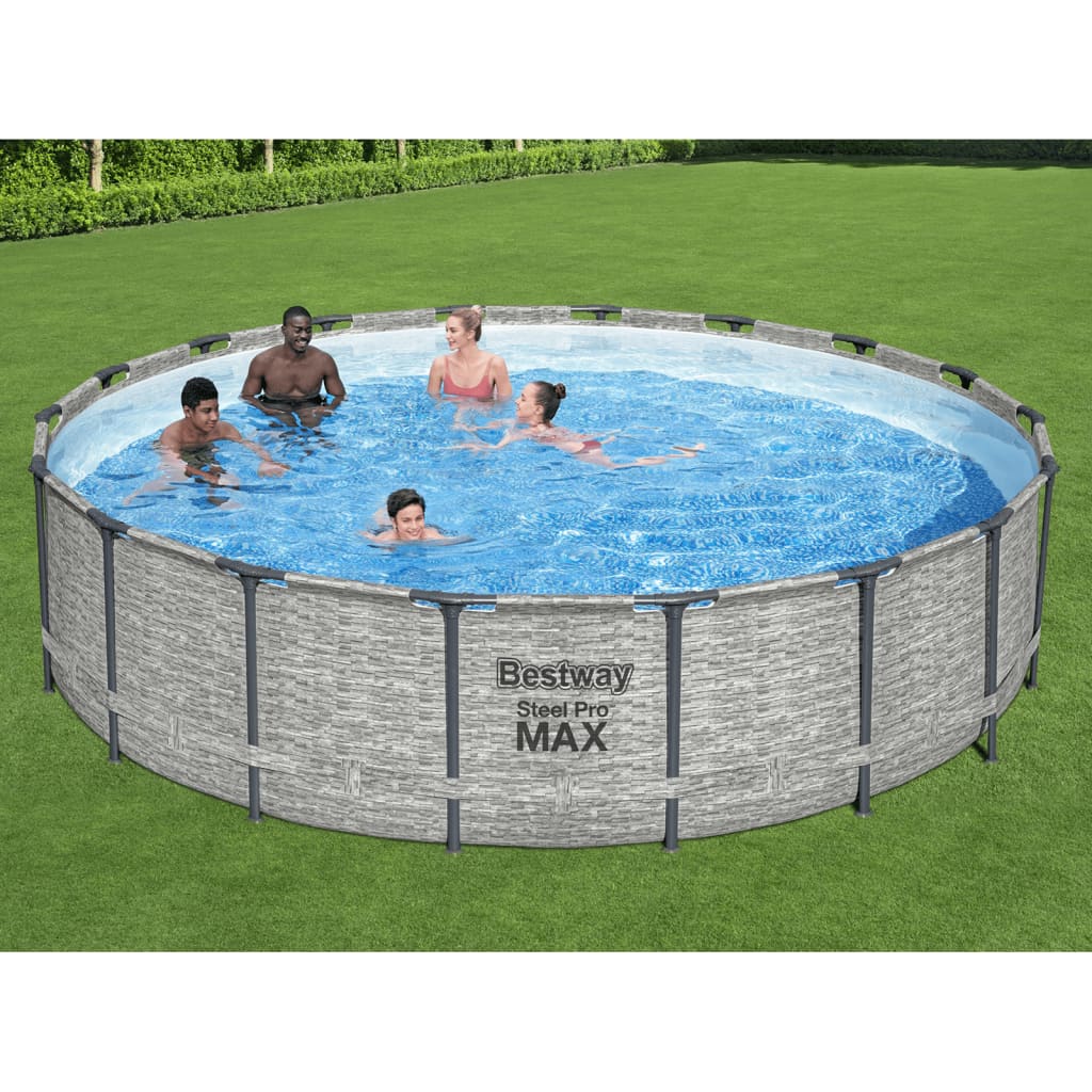 Billede af Bestway Power Steel swimmingpool 549x122 cm