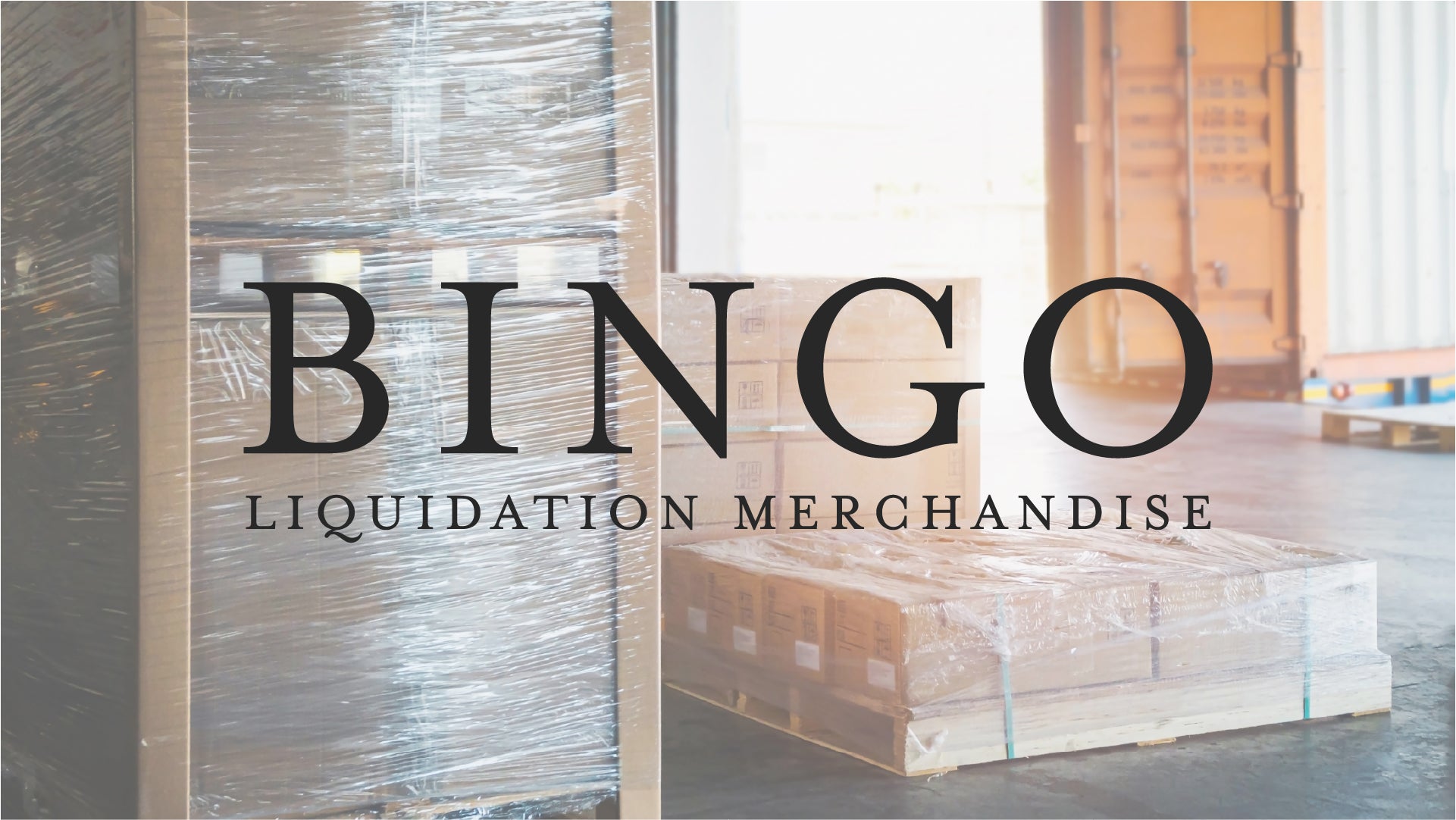 Bingo liquidation merchandise