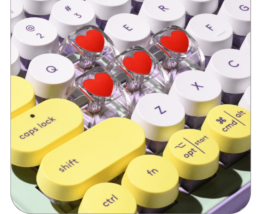 ttc heart keycaps ipopular shop