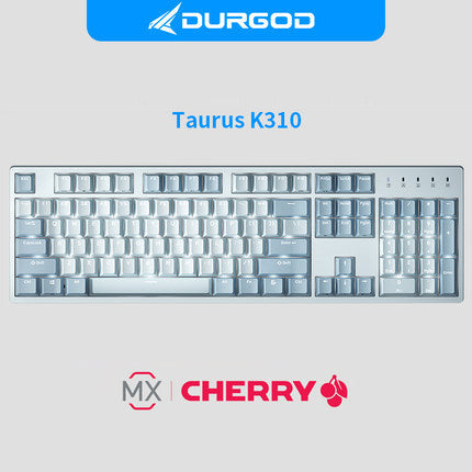  DURGOD Taurus K310 Big Mechanical Gaming Keyboard - 104 Keys -  Double Shot PBT - NKRO - USB Type C (Cherry Brown,Black,ANSI/US) : Video  Games