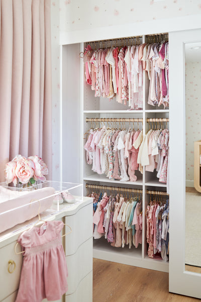 Nursery storage ideas by Little Crown Interior image by  Lauren Taylor Creative