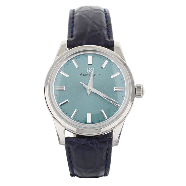 Grand Seiko Elegance Teal Dial Stainless Steel Manual 37MM SBGW275 Ful –  Burdeen's Jewelry