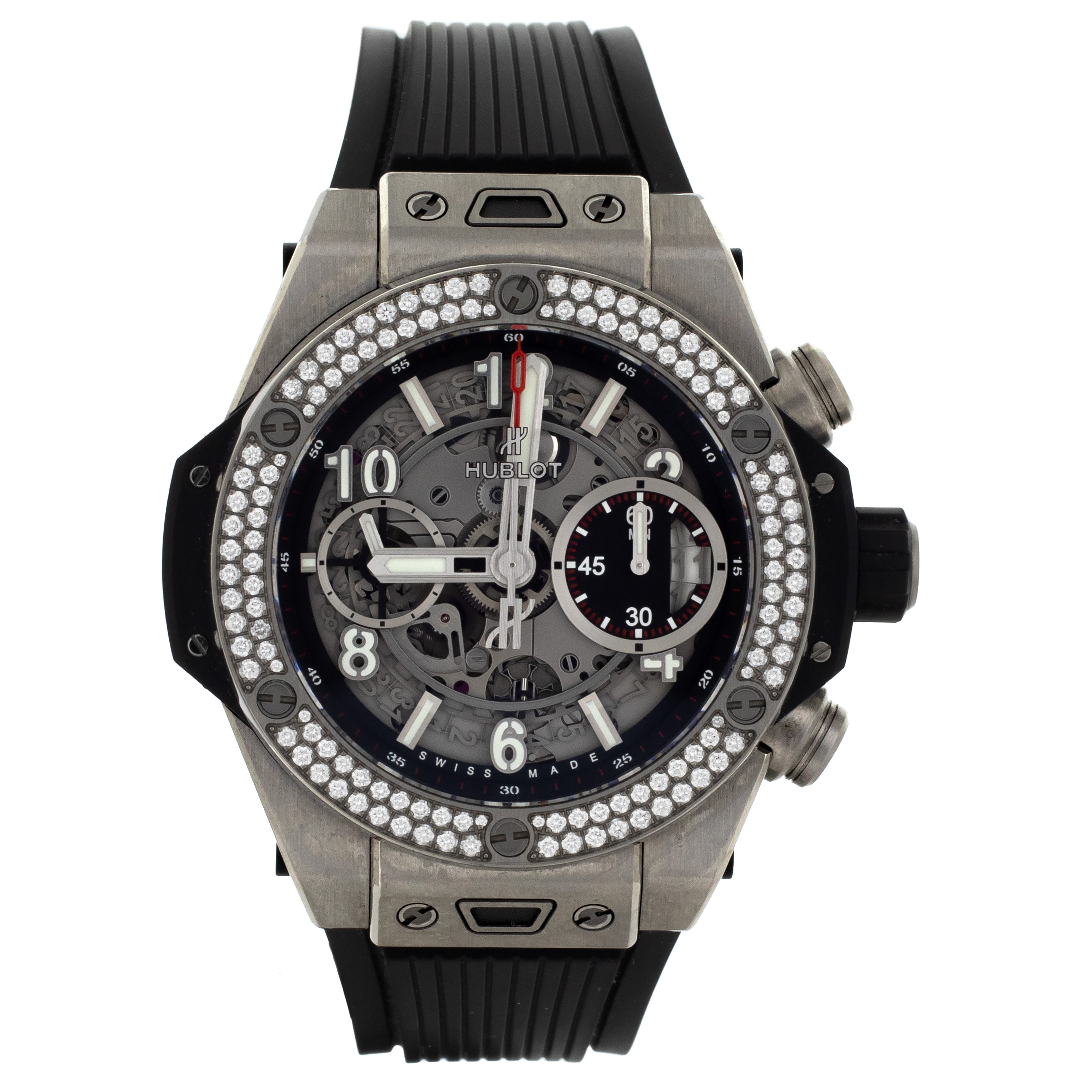 311.SE.2010.RW.1104.JSM12 Hublot Aero Bang 44mm Steel