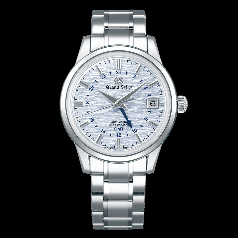 Grand Seiko Elegance GMT Shosho Watch,  Blue Dial, SBGJ249 –  Burdeen's Jewelry