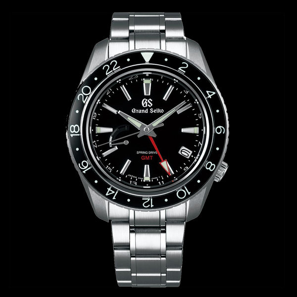 Grand Seiko Sport GMT Watch, 44mm Black Dial, SBGE201 – Burdeen's Jewelry