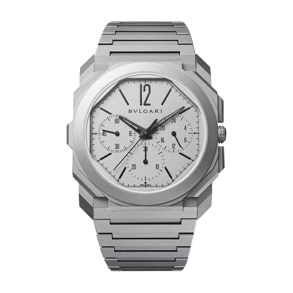Bulgari Octo Finissimo Watch, 42mm Gray Dial, 103068 – Burdeen's Jewelry