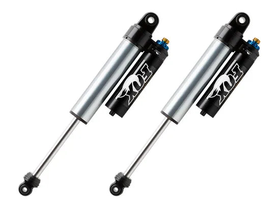 Fox 05+ Ford SD 2.5 Factory Series 12.5in. P/B Reservoir Rear Shock Set DSC Adjuster / 2-3.5in. Lift
