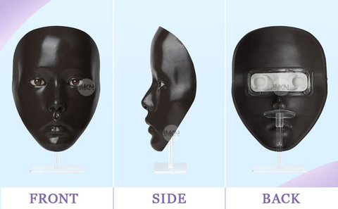 3D IMAKEUPNOW MODEL - makeup practice face board/pad ( bulk purchase  available) – imakeupnow,inc