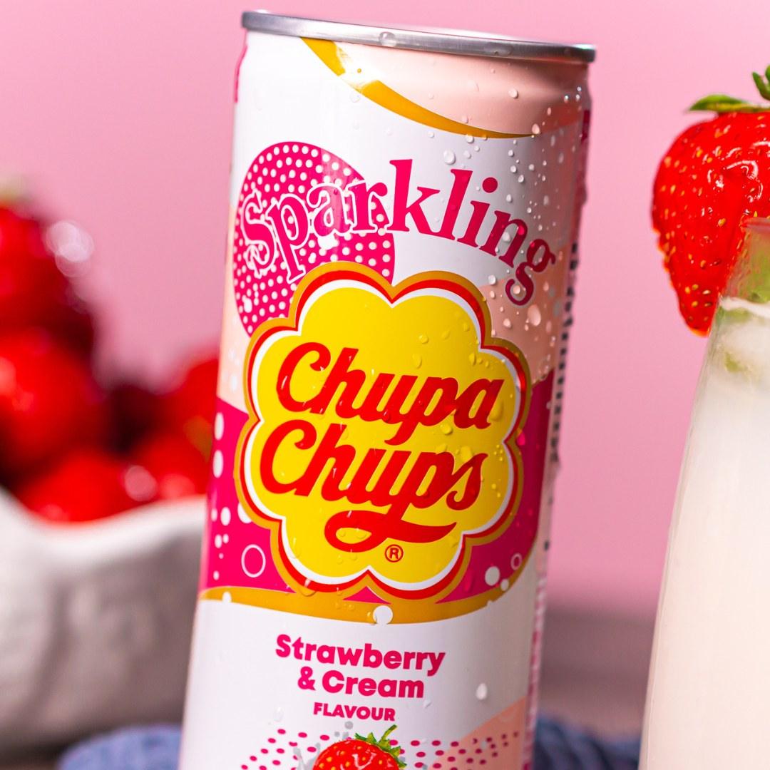 Chupa Chups Morango & Nata 250ml