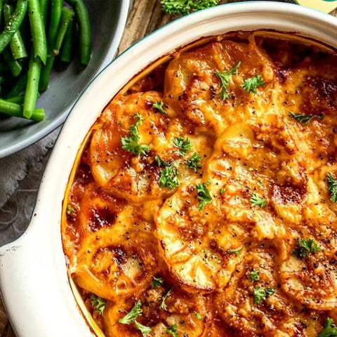 Amy Sheppard Food - Cheesy Lentil Hotpot Recipe