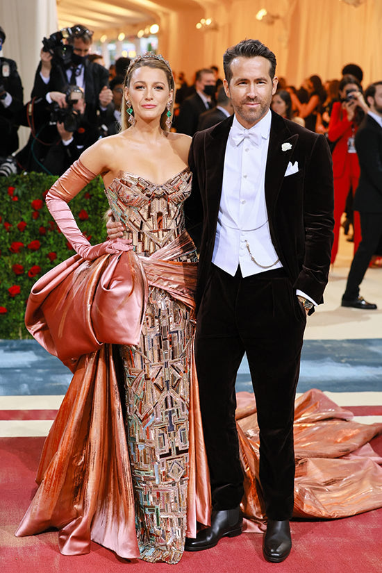 Blake Lively and Ryan Reynolds at the Met Gala 2022