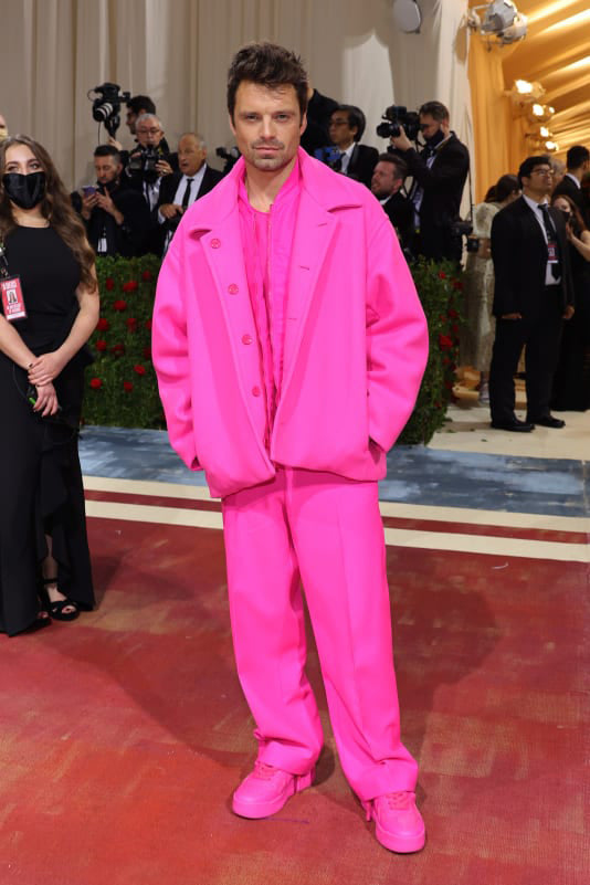 Sebastian Stan at the 2022 Met Gala