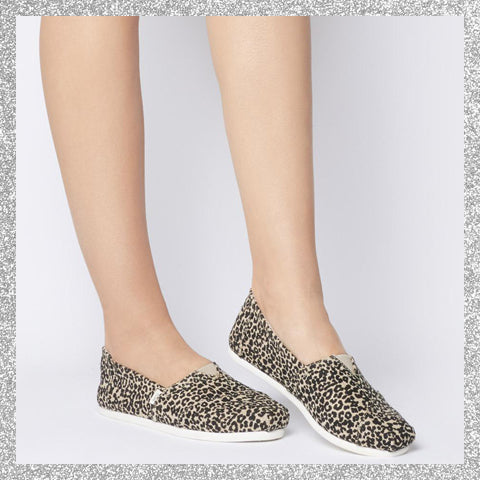 Womens Toms Leopard Print Casual Shoes