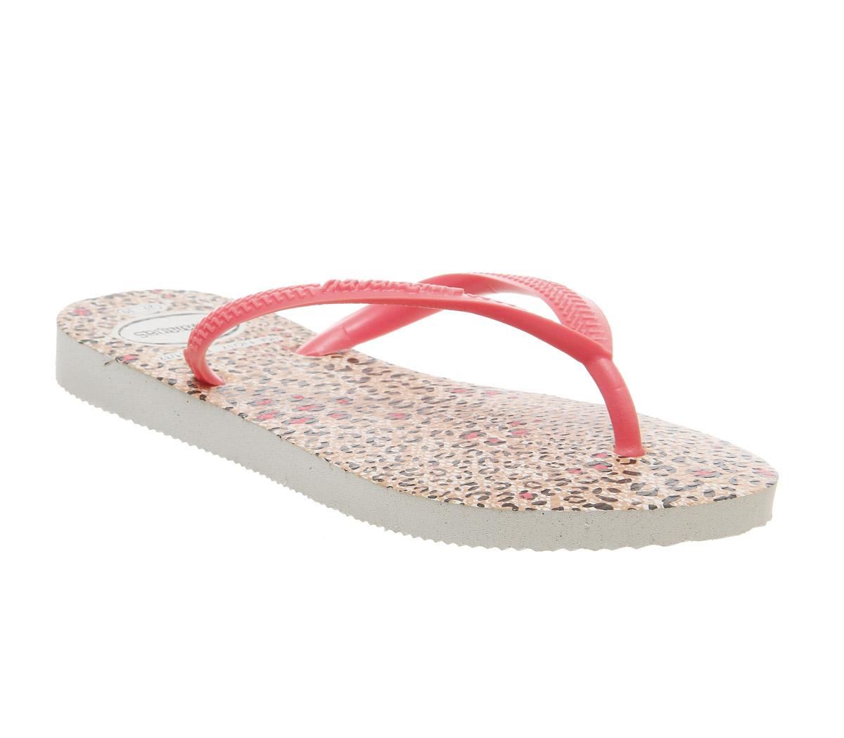 havaianas slim leopard