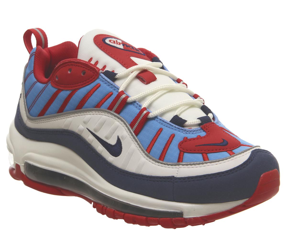 air max 98 blue and red