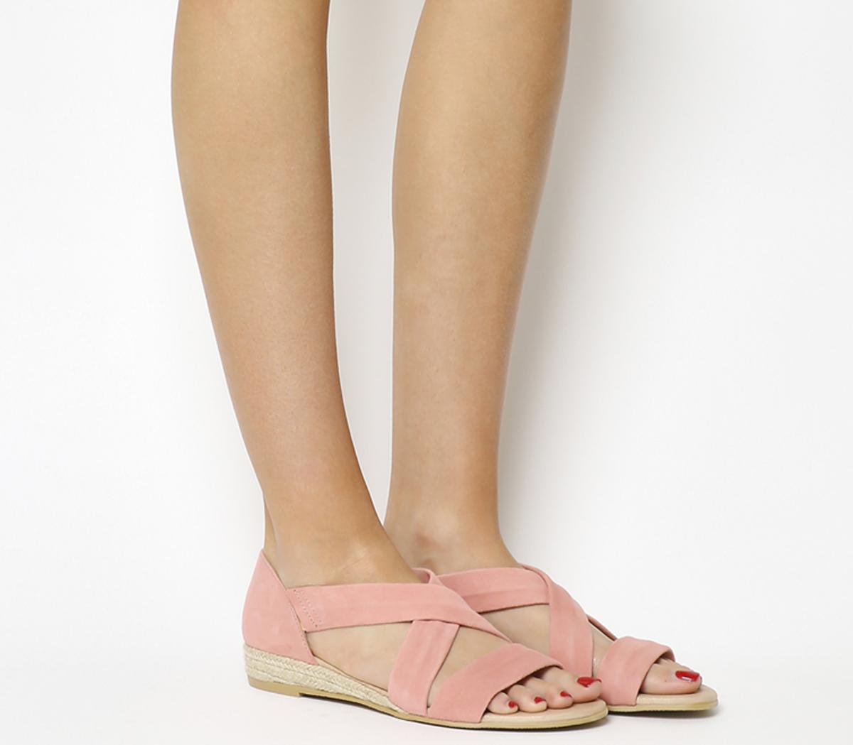 hallie cross strap espadrilles