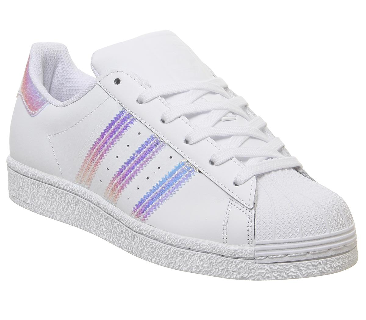 adidas superstar white metallic