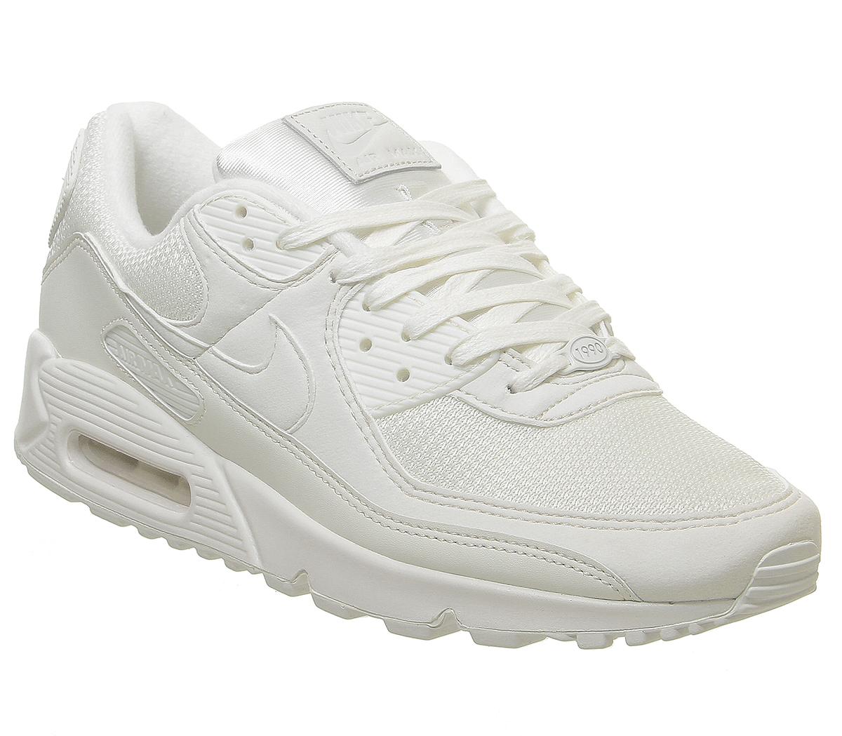 nike air max 90 womens all white