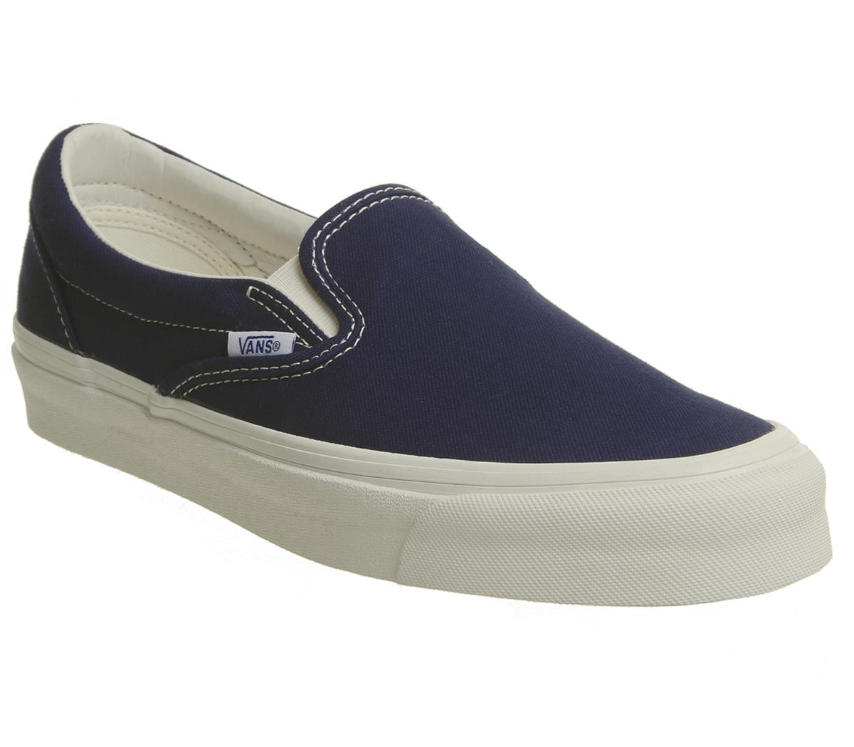 vans peacoat slip on