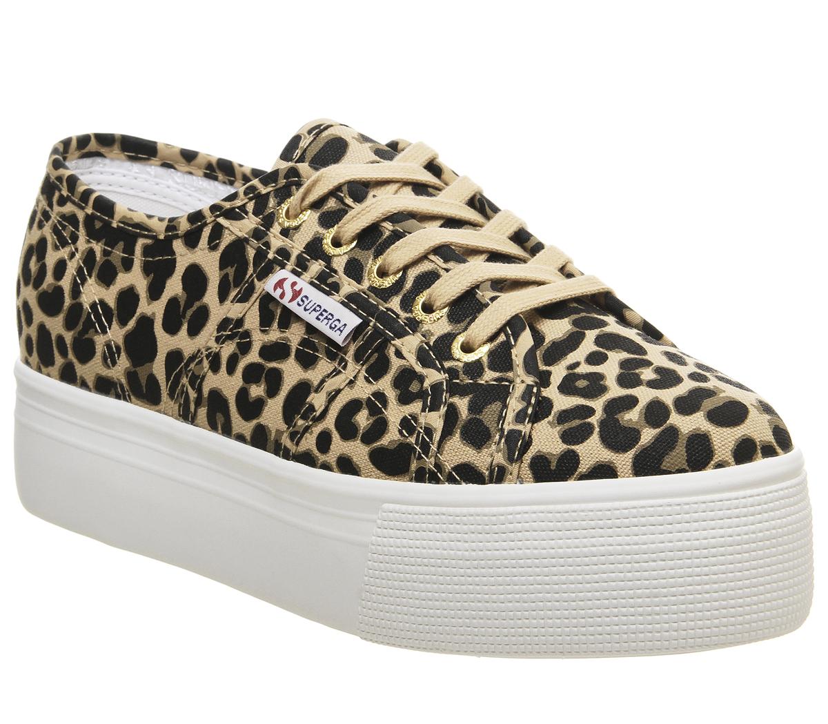 superga shoes leopard