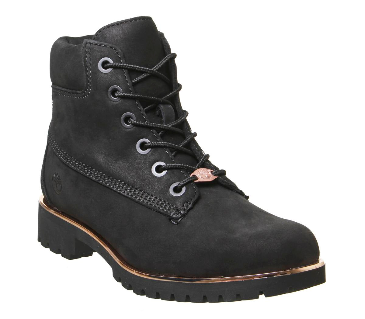 timberland black rose gold rand