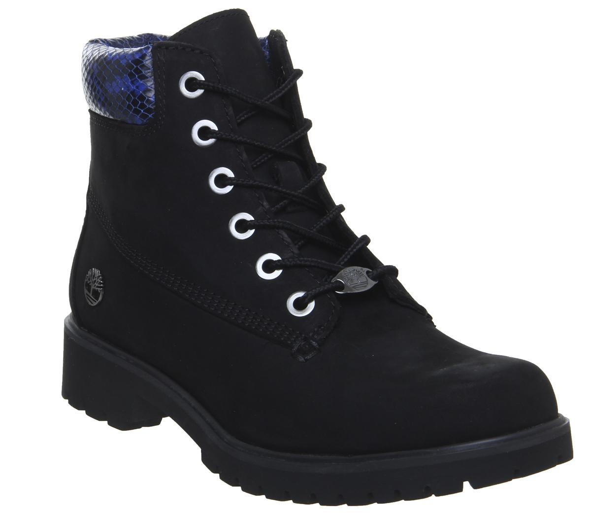 timberland slim premium 6 inch boots black nubuck