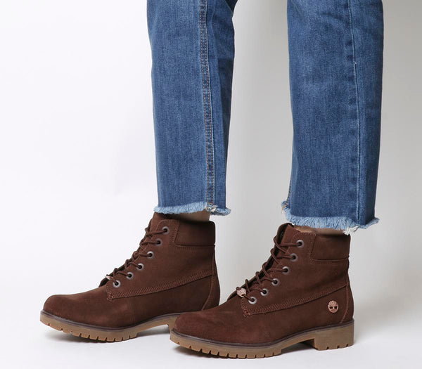 timberland mens slim boots coffee