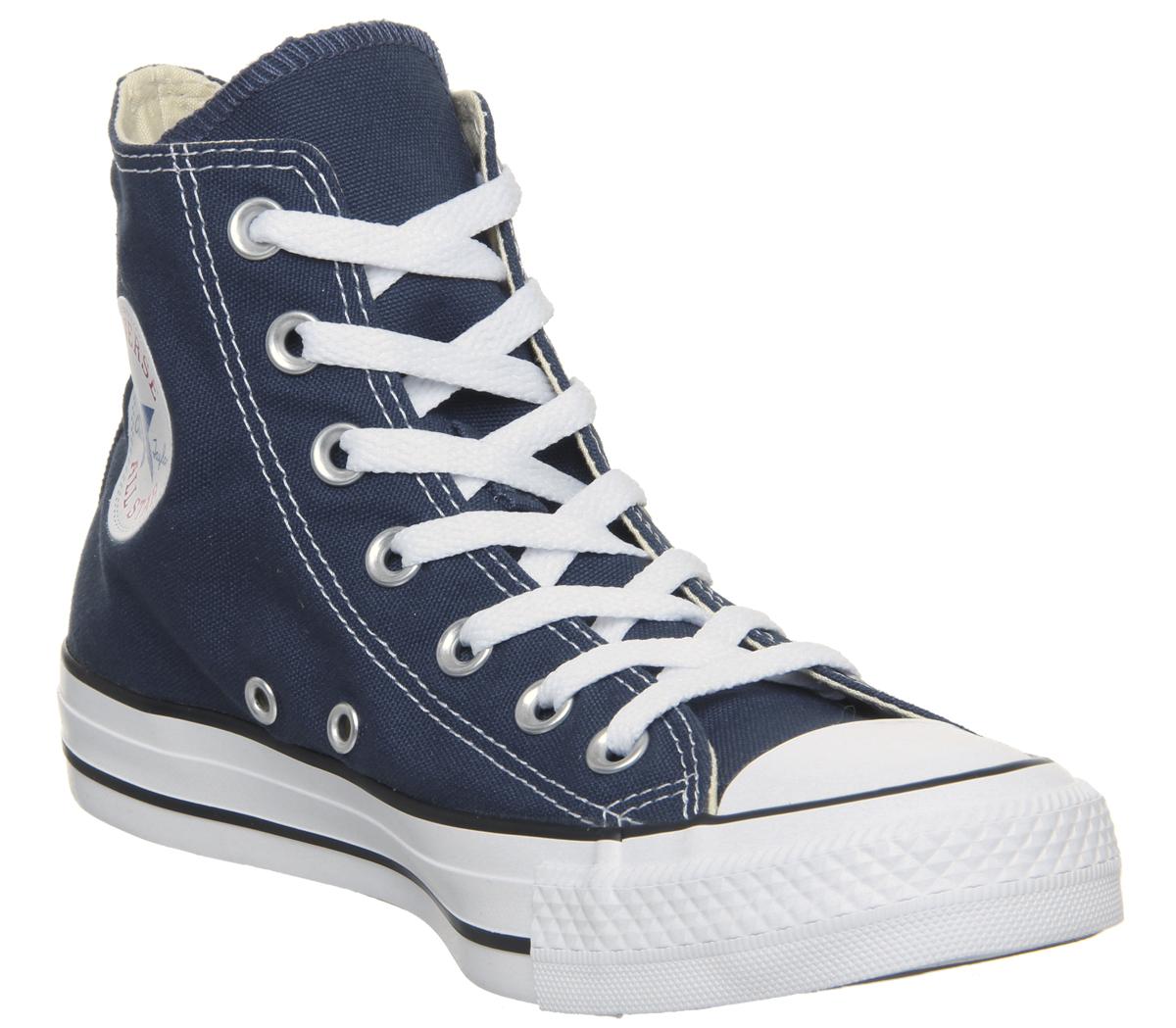 converse all star navy hi