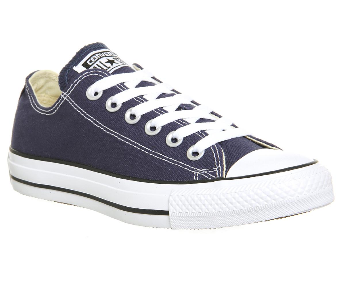 converse all star low navy canvas