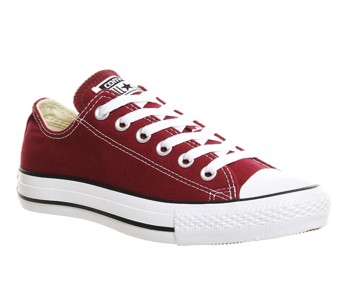converse all star maroon red