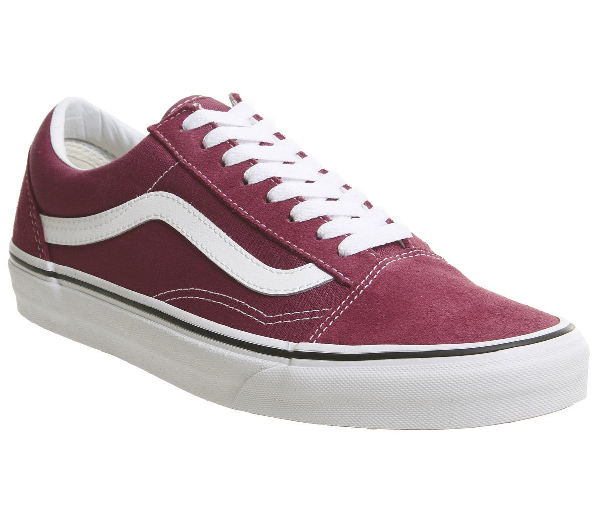 vans old skool dry rose & true white womens shoes