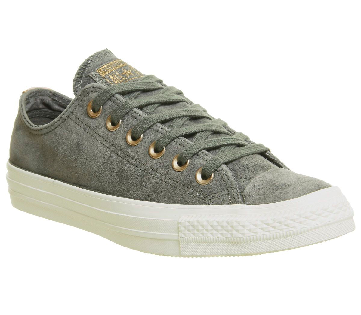 converse low leather trainers