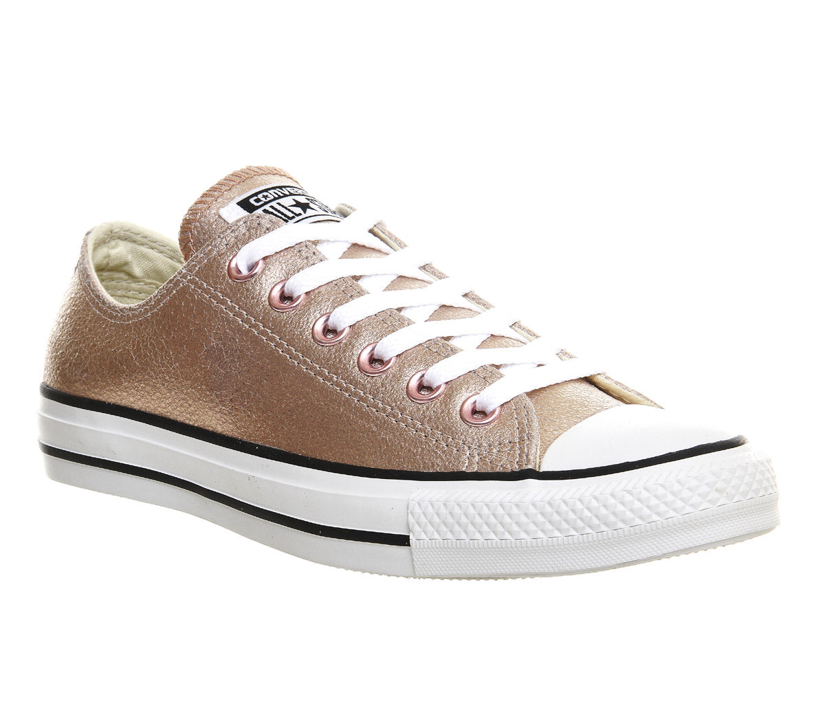 rose gold ladies converse