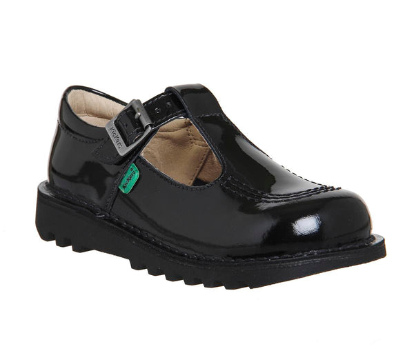 kickers t bar patent leather womens