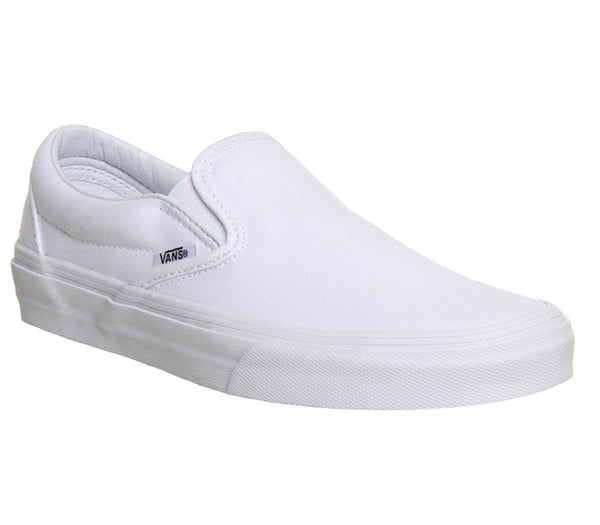 vans classic slip on trainers geometric black true white